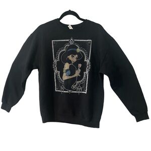 Jerzees Disney Aladdin Jasmine Womens  Long Sleeve Pullover Vintage sz M